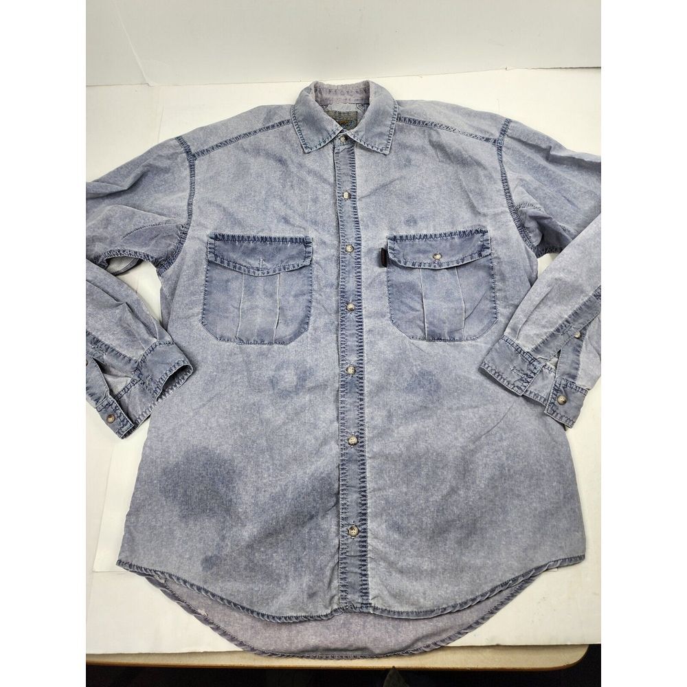 Gramicci Men's Large Outdoors Casual Vented Hiking Button Up Long Sleeve Shirt